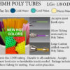 Large Poly Tubes 1/8" diameter