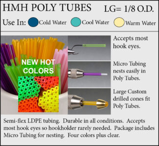 Large Poly Tubes 1/8" diameter